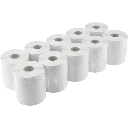 L LIKED 2500 PCS 4"x 6" Thermal Shipping Labels, White Perforated & Strong Adhesive Direct Thermal Labels (250 Labels/Roll), Compatible with Zebra, Rollo, Jadens, Nelko,10 Rolls