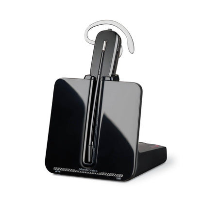 Poly CS540 Wireless DECT Headset (Plantronics) – Single Ear (Mono) Convertible (3 wearing styles) – Connects to Desk Phone – Noise Canceling Microphone – Amazon Exclusive