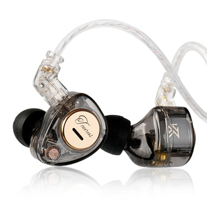 KZ Taurus in Ear Monitor Headphones, Horizontal 2DD Gaming Earbuds Wired IEM in Ear Headphones, Noise Cancelling Ear Buds Sound Localization in-Ears for Singers Musicians Audiophiles