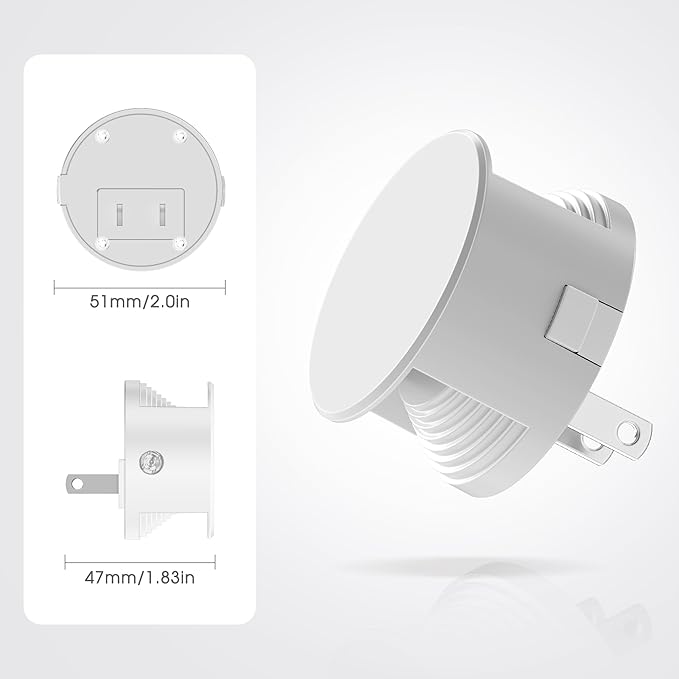 Night Light [2 Pack], Night Lights Plug Into Wall, 3 Adjustable Brightness Levels, Dusk to Dawn Sensor, Soft Amber Glow, Ideal Night Light for Kids, Bedroom, Bathroom, Hallway, Nursery
