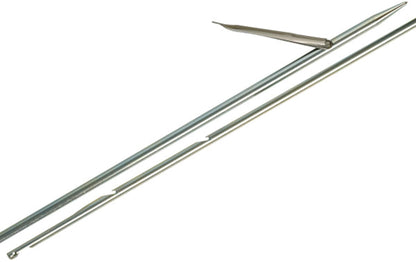 Cressi Barracuda 17-4 PH Notched Shaft Speargun Shafts, Metal, 90 cm