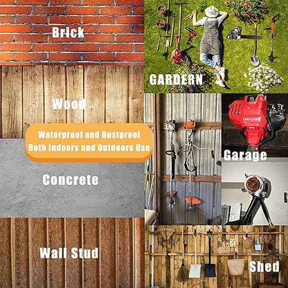 Power Tool Hanger, Garage Wall Hooks, Utility Hooks for Garage Tool Organizers and Storage (4 Pack), WEH01