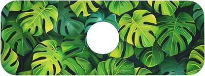 Faucet Draining Mat For Kitchen Sink, Palm Leaves Tropical Diatom Mud Absorbent