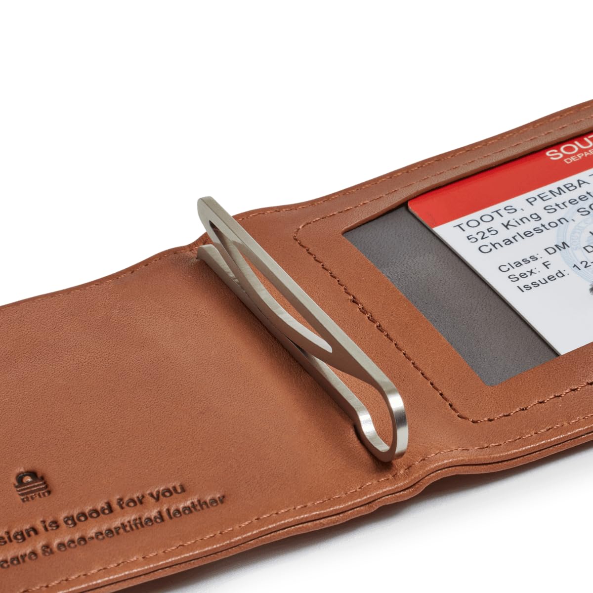 Distil Union Wally Bifold 5.0 Slim Bifold Wallet for Men – Minimalist RFID Leather Wallet with ID Window, Pull Tab Card Holder & Money Clip - Holds 14 Cards & 30 Bills - Brown