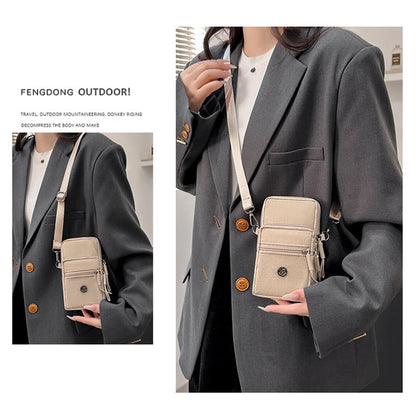 Small Crossbody Wallet Phone Bag Women Mini Crossbody Purse Cell Phone Shoulder Bag Mini Wallet with Shoulder Strap