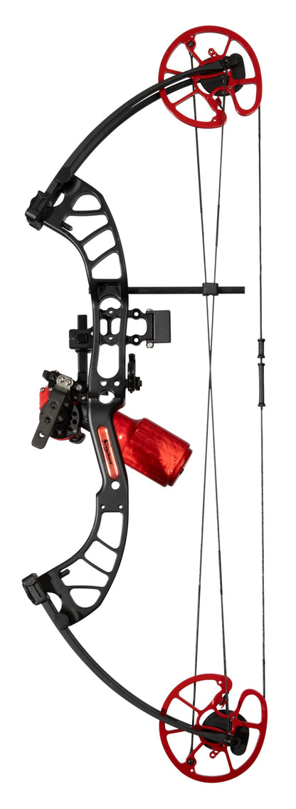 Cajun Bowfishing Shore Runner EVW Bow, Enhanced Accessories, Right and Left Handed Archers, 32" Bow, 7" Brace Height, Adjustable Draw Weight Range 20-50lbs, Draw Length Up to 30", Lightweight