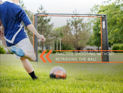 Goalrilla Striker Soccer Rebound Trainer with Double-Sided, Ultra-Responsive Rebounding Net and Goal, Large
