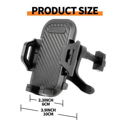 Phone Holder for car, Car Phone Holder Mount with Upgraded Metal Hook Clip for Air Vent, Car Mount Smartphones Holders