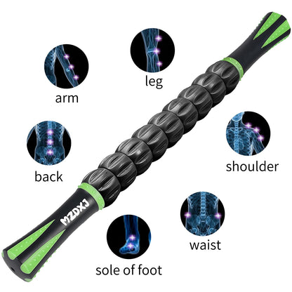 Muscle Roller, Massage Roller Stick for Athletes, Help Reducing Muscle Soreness Cramping Tightness Leg Arms Back Calves Muscle Massager