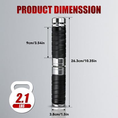 Forearm Strengthener, Adjustable Resistance Forearm Wrist Strengthen Trainer, Sweat-resistant Wrapped Handle Grip Strength Trainer, Portable Exercise Equipment for Men and Women, No Weights Needed