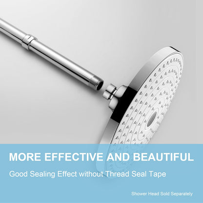OFFO Shower Head Extension Arm, Shower Arm Extension Shower Head Extender Made of 304 Stainless Steel Shower Pipe Extension, Chrome 3 in