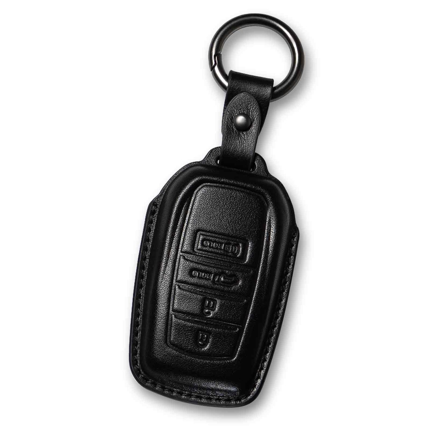 Smyfob for Toyota Key Fob Cover Leather car key case fits 2027 2026 2025 2024 Grand Highlander Camry Crown signia Highlander Venza Land cruiser accessories