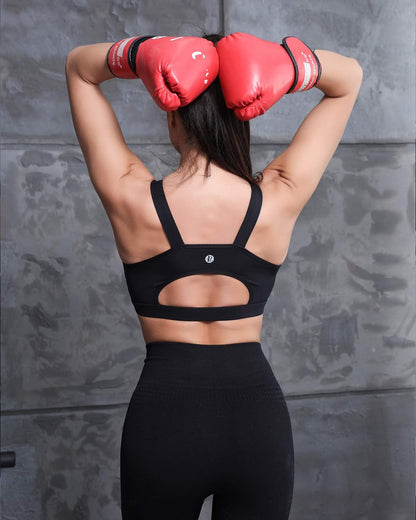 RUNNING GIRL High Impact Sports Bras for Women,Racerback Running Bra Yoga Workout Crop Tank Tops Longline Sports Bra Push up