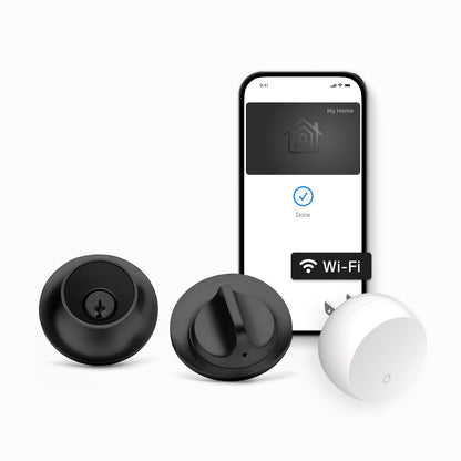 Level Lock+ (Matter) Smart Lock - World's Smallest, Most Advanced Matter-Over-Thread Deadbolt Plus Apple Home Key - Keyless and Remote Access via Apple, Alexa, Google Home, SmartThings (Satin Nickel)
