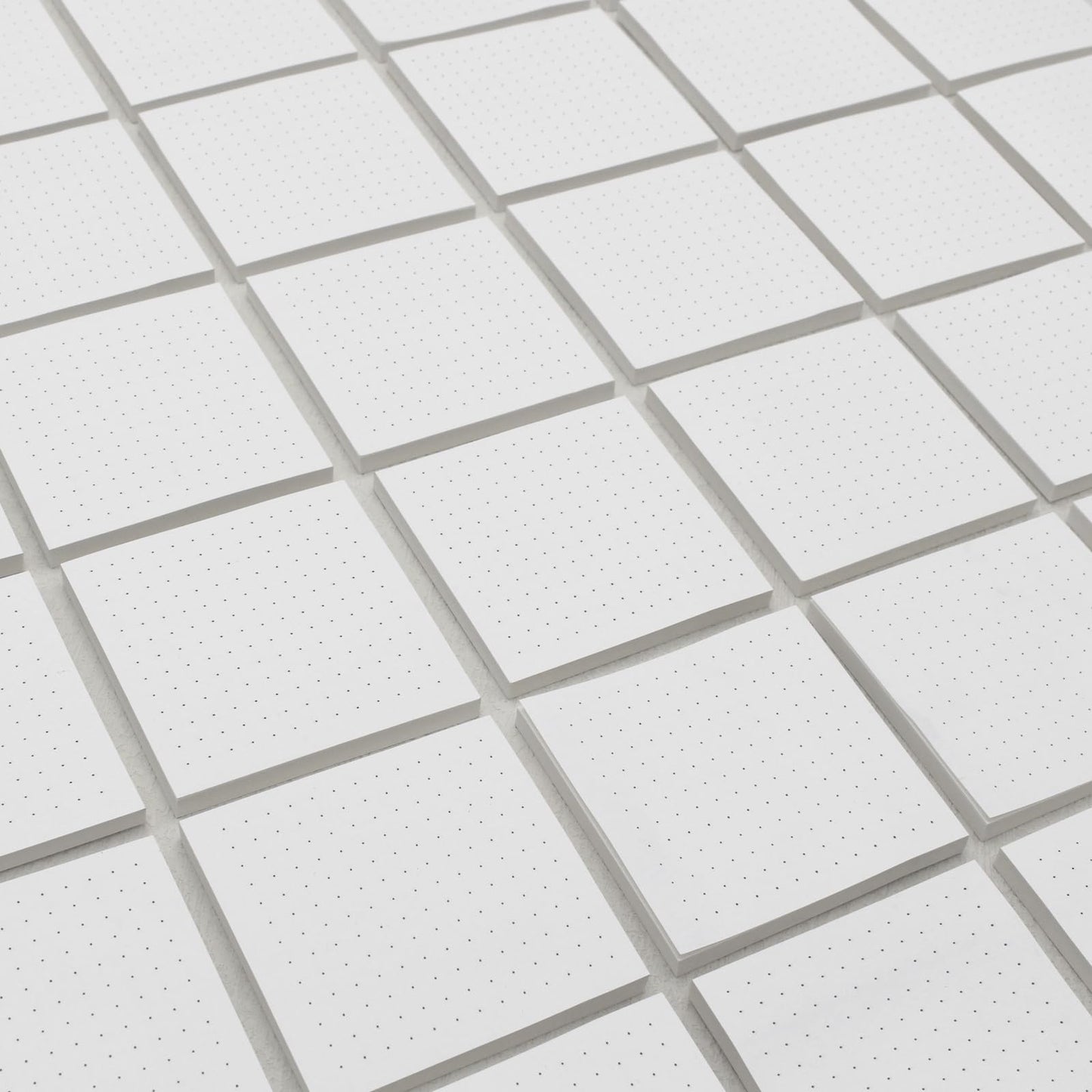 (12 Pad) Dotted Sticky Notes, 3x3 Inch, Dot Grid Self-Stick Notes, Easy to Post for School, Office, Notebook, White Color Pads/Pack