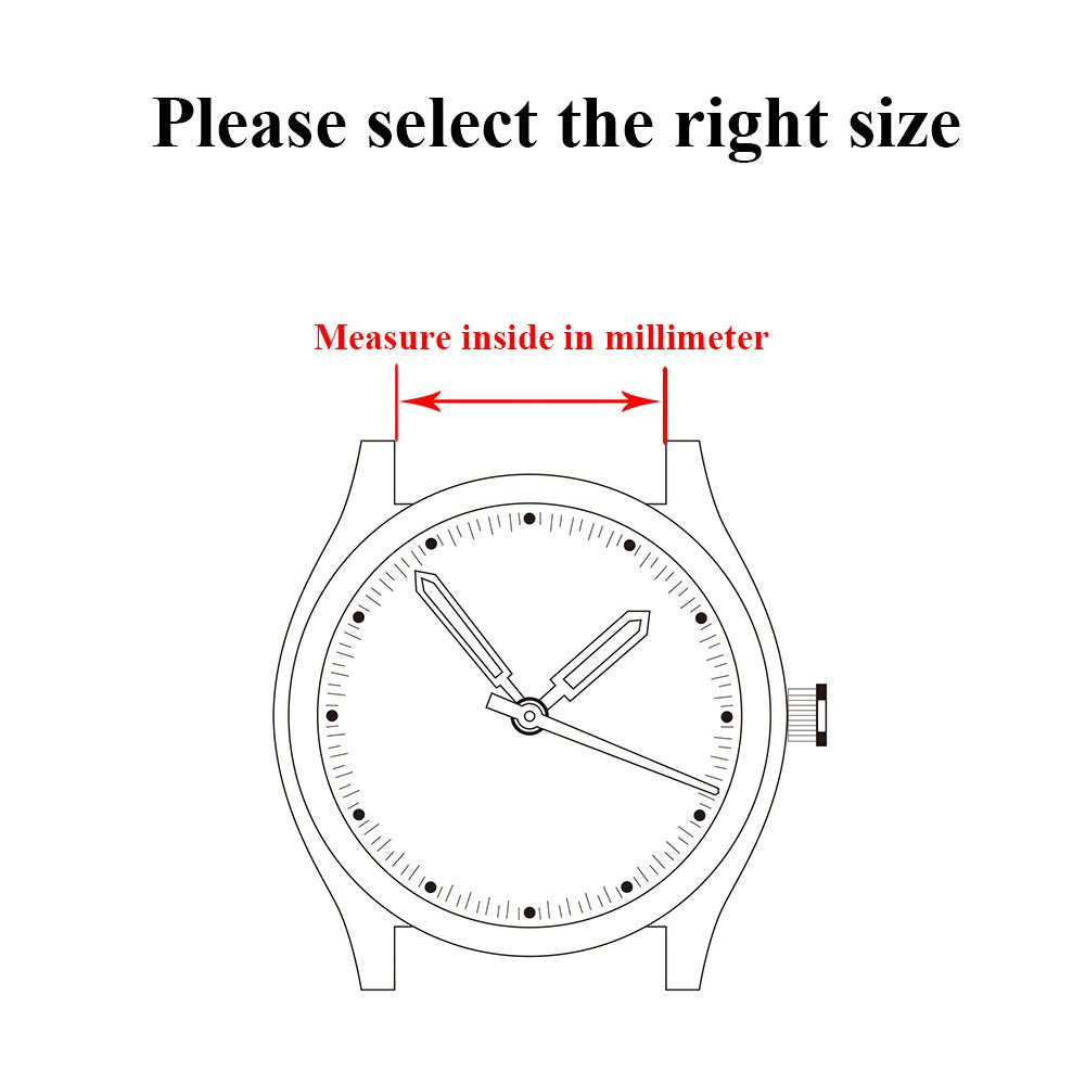 Berfine 14mm 16mm 18mm 20mm 22mm Calf Leather Watch Band, Extra Soft Watch Strap for Men Women (16mm, Black)