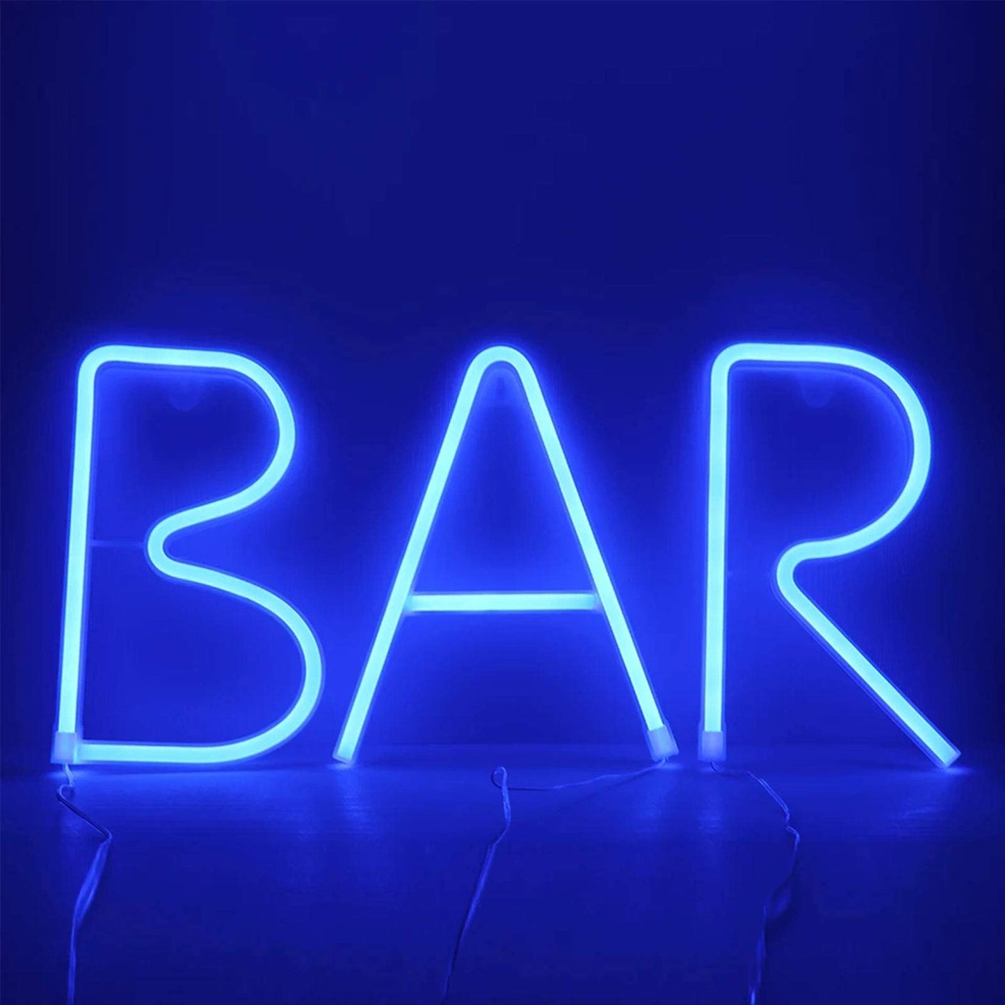 Neon Signs, ENUOLI Letters Light Neon Letters Marquee Letters with Lights Blue Light Up Signs for Wall Decor Christmas Party Bar Decorations Lights for Wedding Birthday (N)