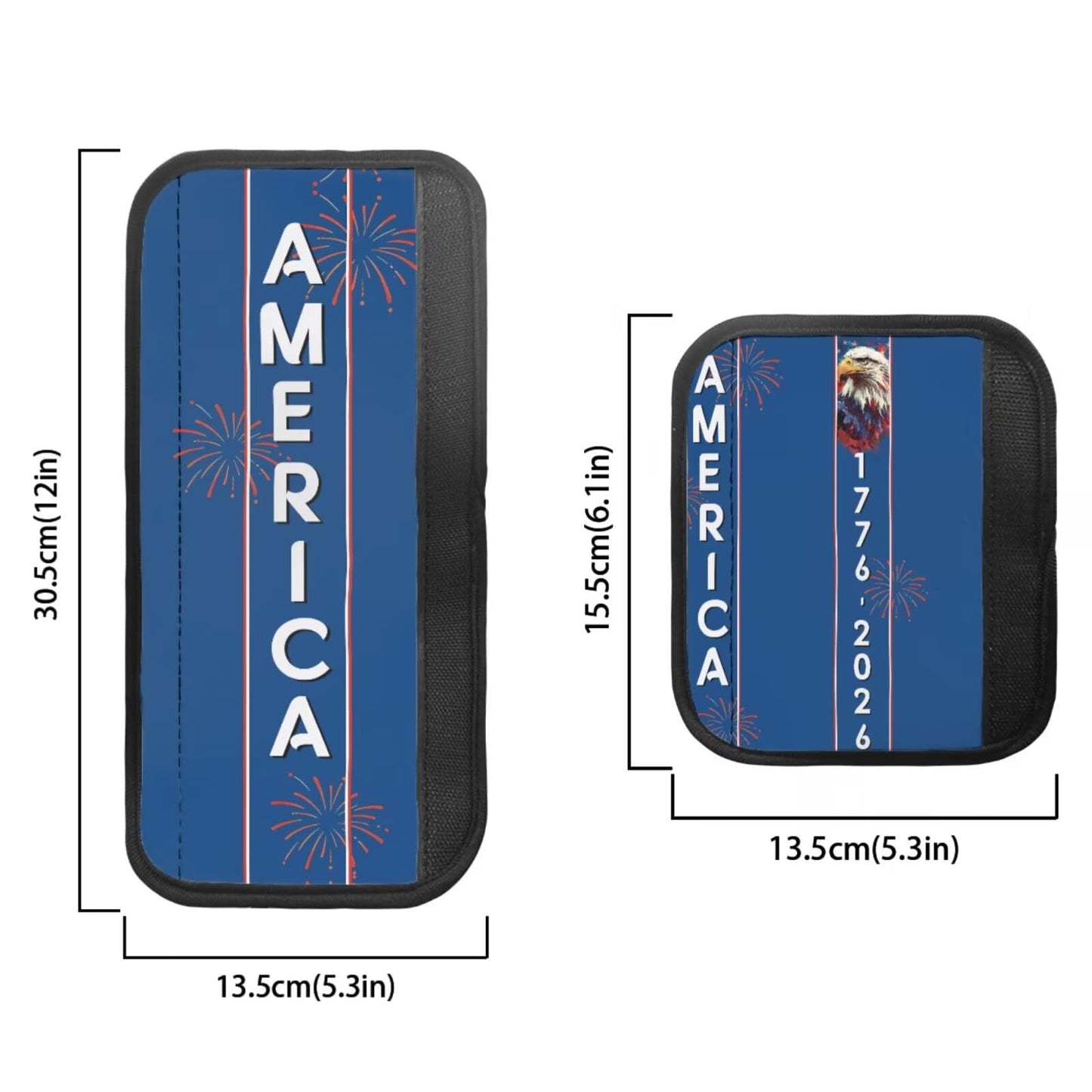 HUISEFOR 250 Years of America Refrigerator Door Handle Covers Set of 6 Electric Appliance Handle Covers Anti-Slip Fridge Gloves Heat Proof Microwave Novelty 4th of July Kitchen Decoration