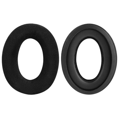 Geekria Comfort Velour Replacement Ear Pads Compatible with Sennheiser Game ONE, PC360, PC363D, PC373D Headphones Ear Cushions, Repair Parts with Video Guide (Black)