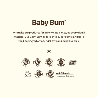 Sun Bum Baby Bum SPF 50 Sunscreen Lotion with Mineral UVA/UVB Face and Body Protection for Sensitive Skin - Fragrance Free - Travel Size - 3 FL OZ