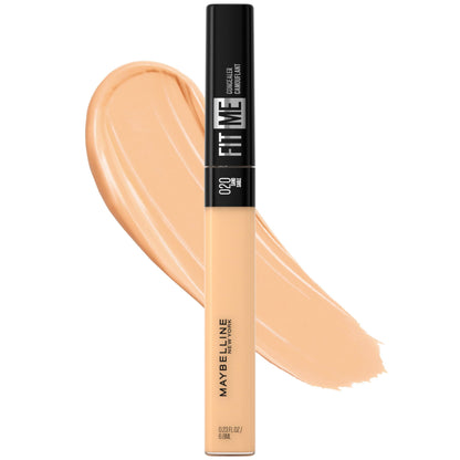 Maybelline New York Fit Me Liquid Concealer Makeup, Natural Coverage, Lightweight, Conceals, Covers Oil-Free, Fair, 1 Count (Packaging May Vary)