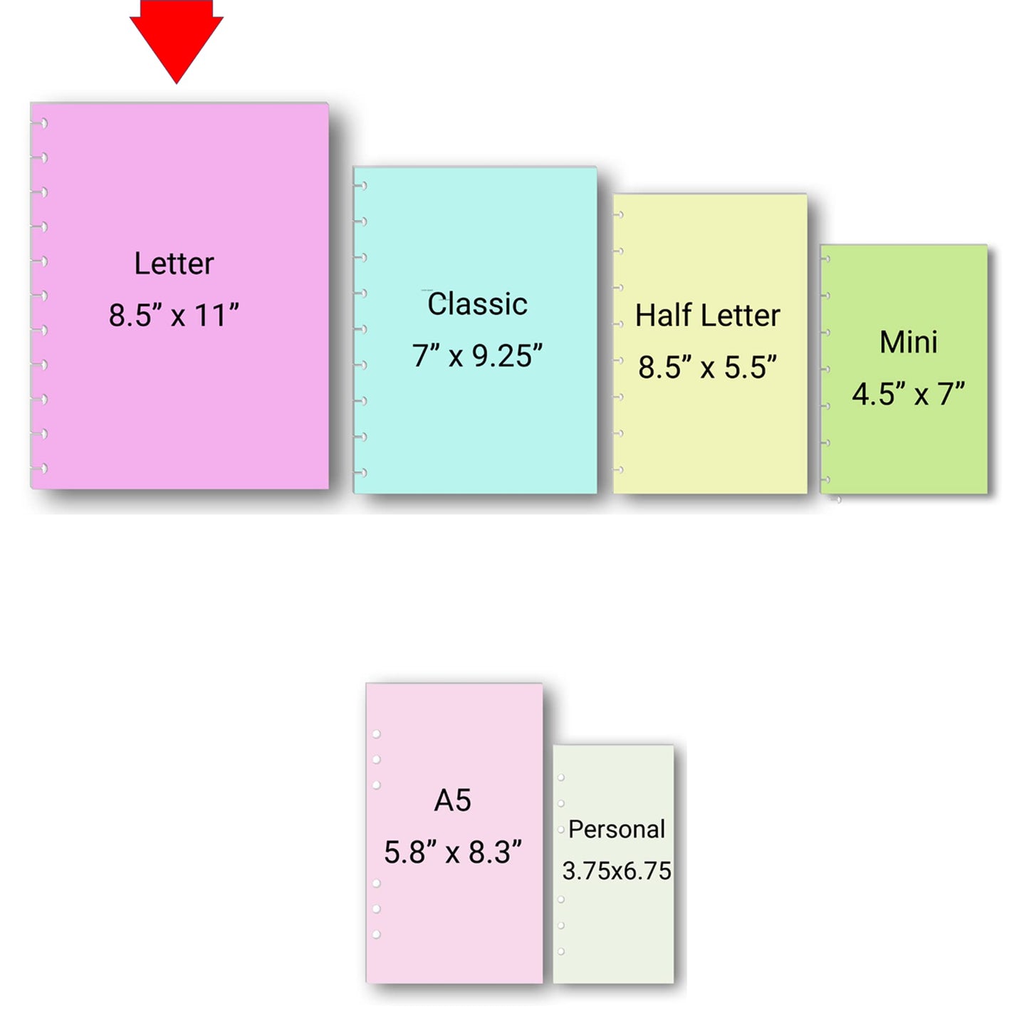 Habit Tracker Inserts for 11 Disc Big Planners, Habit Log, Resolution Tracker, Monthly Habit Planner for Letter Size Planners (11 Disc Big (8.5" x 11"))