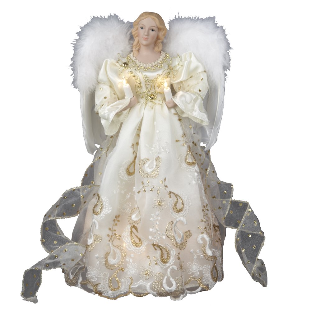 Kurt Adler UL 10L Gold Angel Treetop