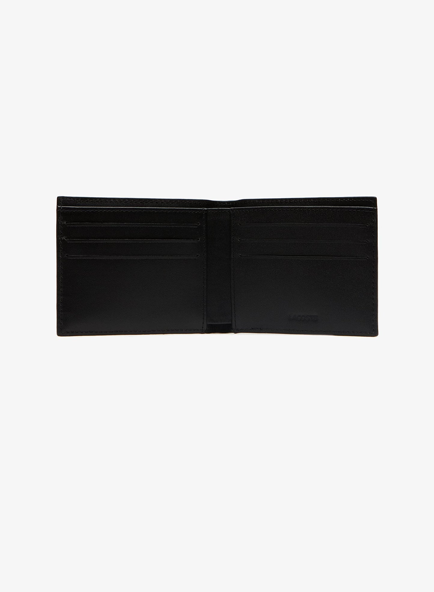 Lacoste Men's FG Small Billfold Wallet, Black, One Size