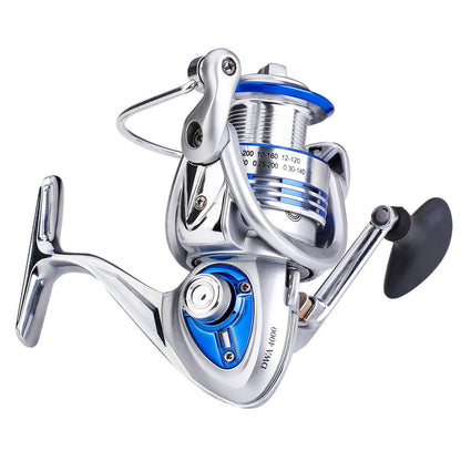 Diwa Spinning Fishing Reels for Saltwater Freshwater 3000 4000 5000 6000 7000 Spools Ultra Smooth Ultralight Powerful Trout Bass Carp Gear Stainless Ball Bearings Metal Body Ice Fishing Reels