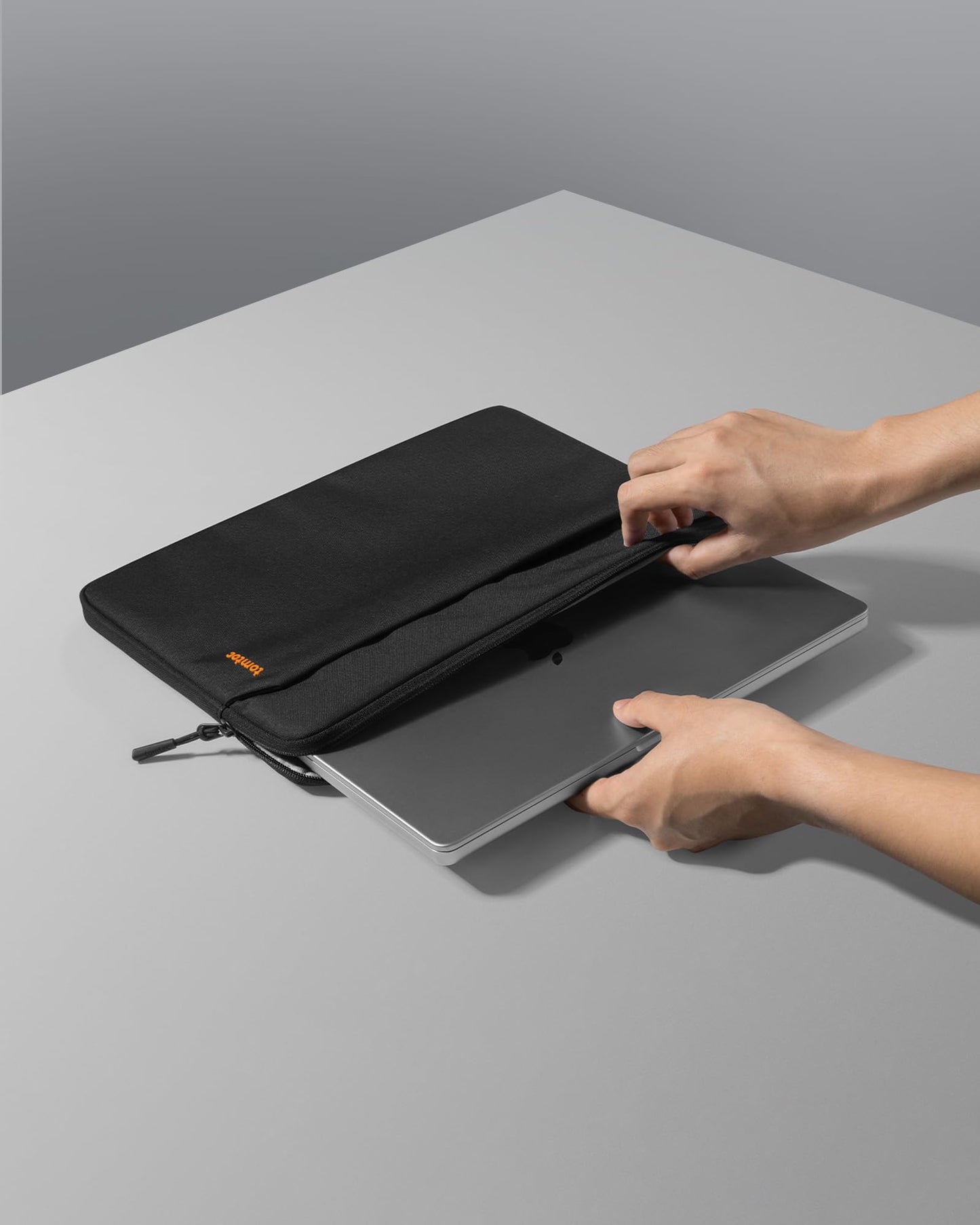 tomtoc Slim Laptop Sleeve Case for 13-inch 2026 New MacBook Air M5/A3449 M4/A3420 M3/A3113 M2/M1, Fits MacBook Neo A18 Pro, Water-Resistant Protective Carrying Case with Accessories Pocket