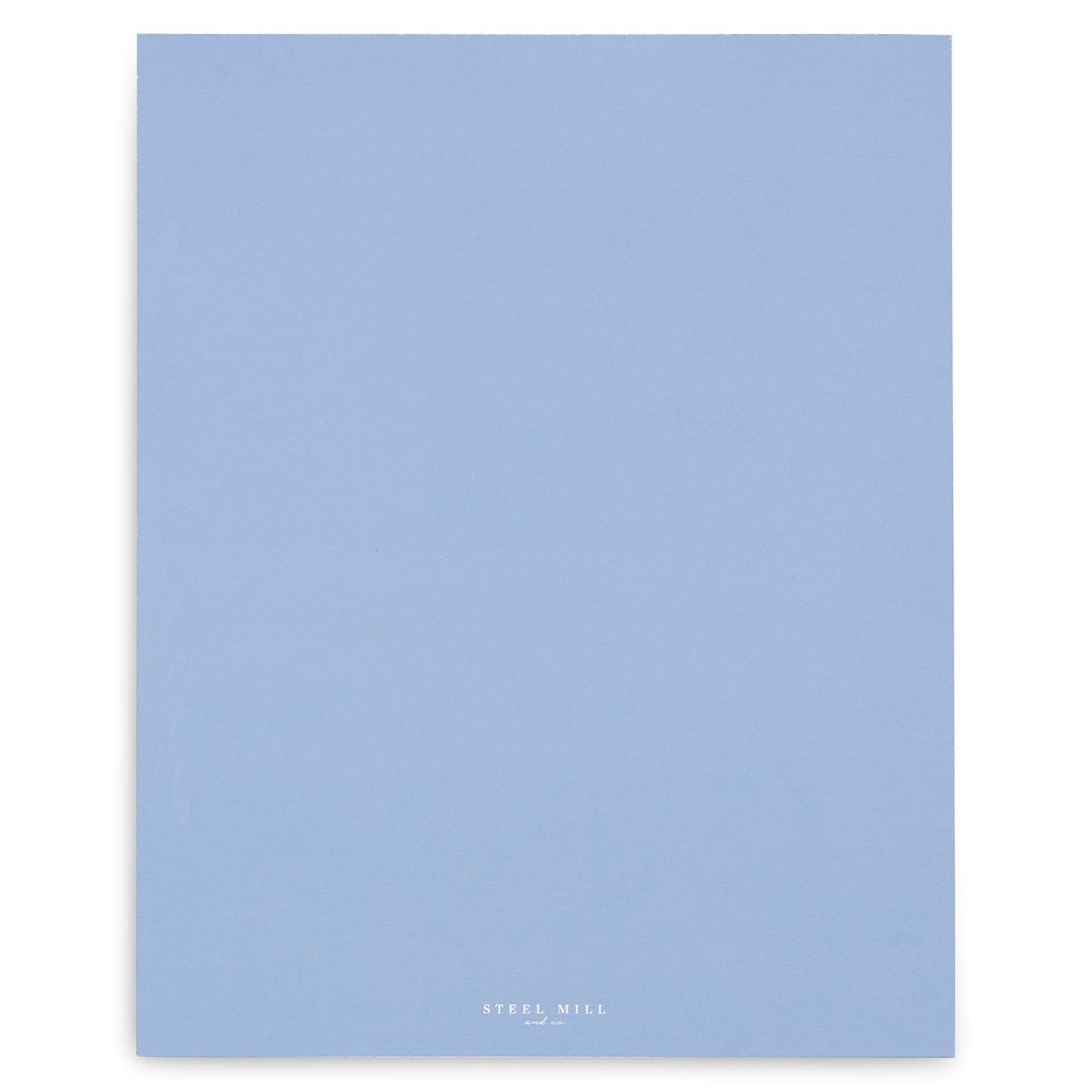 Steel Mill & Co 10" x 7.75" Planner Notepad, Faith-Based Undated Weekly Planner with 52 Sheets, Guided Prompts for Focus, Priorities, Prayers & Daily Actions, Desk Pad Organizer for Women (Blue Hydrangeas)