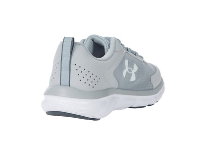 Under Armour Men's Charged Assert 9, Mod Gray (101)/White, 9 X-Wide US