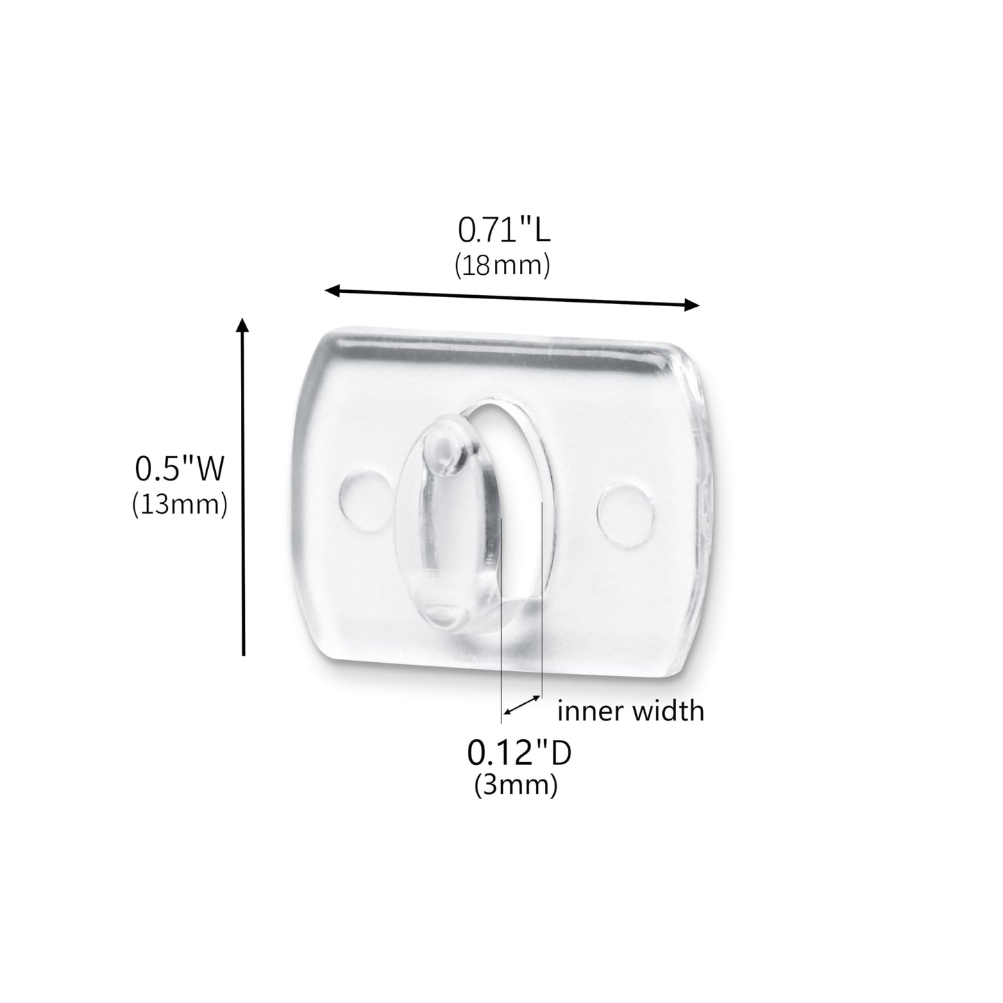MOVELYST 240 Mini Clear Light Clips with 300 Adhesive Strips, Damage-Free Indoor Mini Wall Hooks for Hanging, Removable Clips for Christmas Decoration