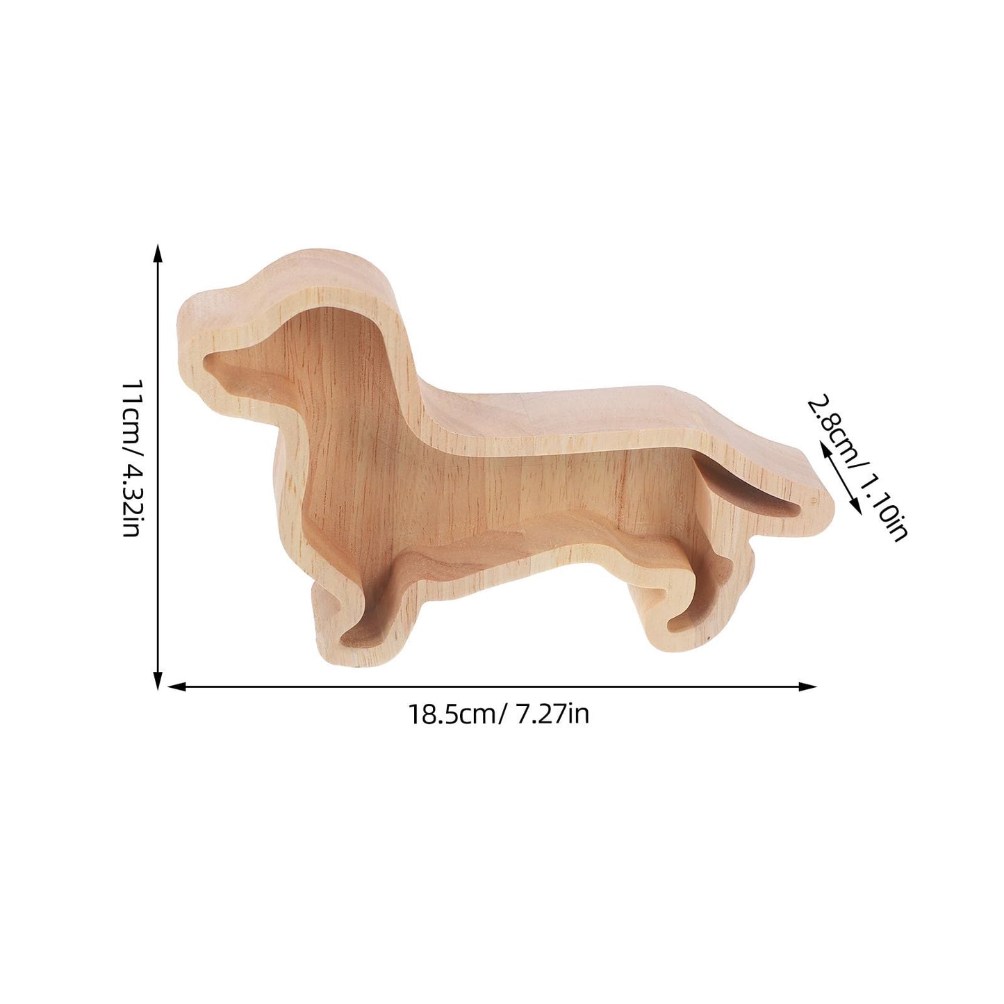 GARVALON Christmas Dachshund Dog Shaped Snack Serving Tray Creative Dessert Plate for Fruits Treats Unique Dish for Holiday Gatherings Parties for Dachshund