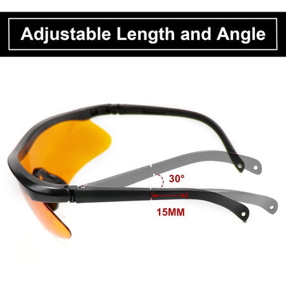 HUNTPAL Shooting Glasses Shooter Safety Hunting Sunglasses with 4 Interchangeable Lenses, Impact & Scratch-Resistant Eye Protection Half-Frame Goggles for Hunter