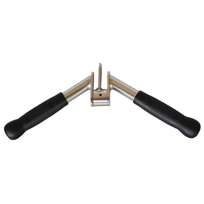 yuhqc V-Shaped Press Down Bar Lat Cable Machine Attachments Tricep Rope Gym Attachment Cable Machine Accessories for Home Gym