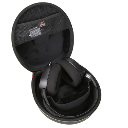 FBLFOBELI Hard Storage Case for SteelSeries Arctis 1 3 5 7 7X 7+ 7P+ 9 9X PRO PRO+ Prime/Arctis Nova pro 1 1P 1X 3 7 7X 7P/Pioneer DJ HDJ-X5/G733 Lightspeed Wireless Gaming Headset (PU-Black)
