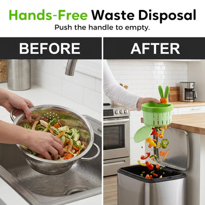 2 Pcs Cactus Sink Drain Strainer – Press-to-Dump Kitchen Sink Filter Basket, 3 Inch Food Residue Collector with One-Press Lifting Stopper, Multifunctional Waste Catcher for Home (Set A)