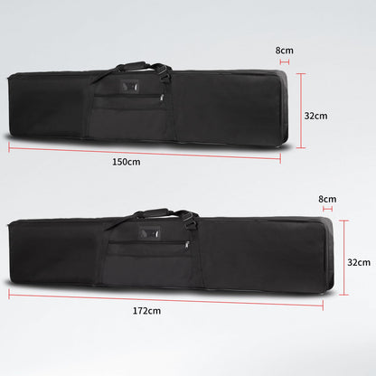 SPG Archery Recurve Bow Case for Longbow and Traditional Bow, 2 Sizes Longbow Bag Full Length Traditional Recurve Bow Cases for Youth and Adults with Pocket to Store Arrow Quiver (59 Inch)
