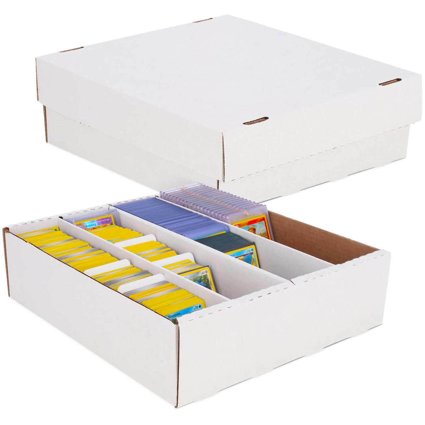 BCW Monster Box - 2ct Trading Card Storage Box | Holds 3200 Cards | Sports & TCG Card Organizer
