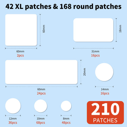 Pimple Patches for Face, 4 Size 300 Counts Acne Patches, Hydrocolloid Patches for Covering Zits and Blemishes, Spot Stickers with Salicylic Acid, Tea Tree Oil & Calendula Oil