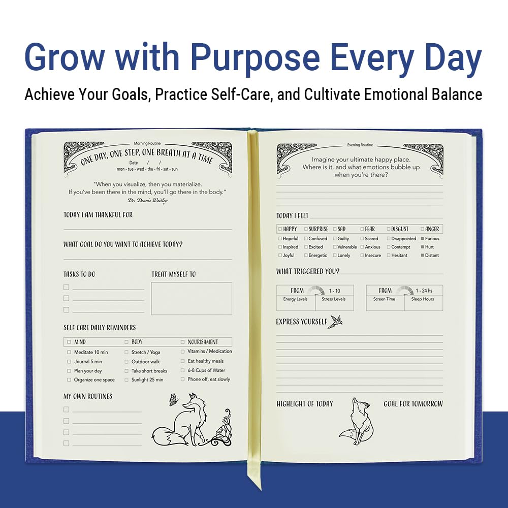 Gratitude Journal for Women with Guided Daily Prompts, Goal Setting & Habit Tracker—90-Day Mindfulness & Self-Care Journal with Relaxing Coloring Pages for Mood, Mindset & Sobriety Support (Hardcover)
