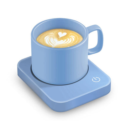 VOBAGA Mug Warmer Set, Coffee Warmer for Desk with 11oz Ceramic Mug, Auto Shut Off & 3-Temp Settings, Smart Coffee Cup Warmer, Home Office Essentials Coffee Set