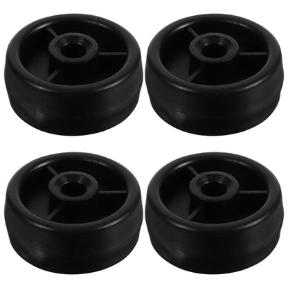 LIFKOME 4Pcs Fitness Equipment Roller Wheels 1.77In Universal Caster Wheels for Treadmill Replacement Parts and Exercise Bike Mobility Accessories for Home Gym