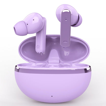 TOKANI Wireless Earbuds, True Wireless Bluetooth Earbuds with Charging Case, Stereo Bluetooth Headphones with Microphone for iPhone Android Phones and Other Smart Cellphones (Purple)