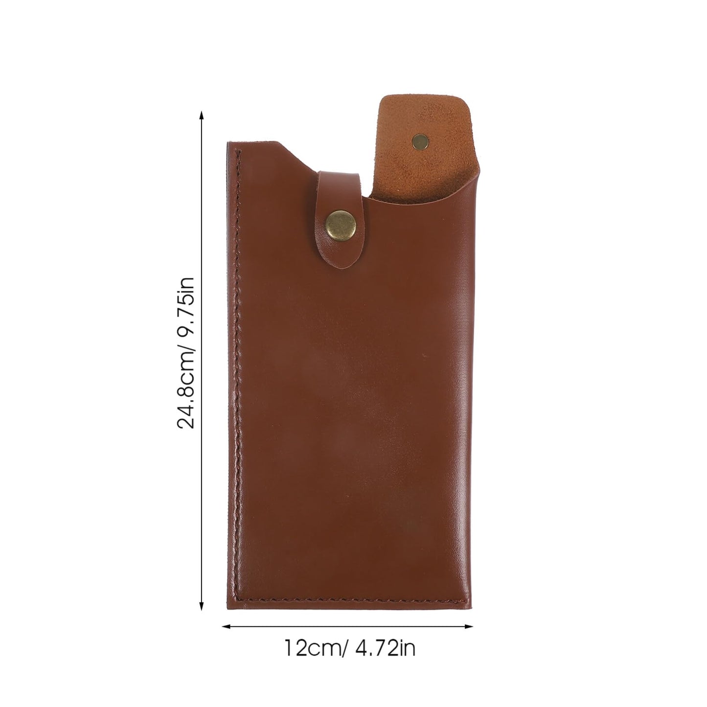 Mobestech Artificial Leather Kitchen Knife Cover Protective Case for Chef and Meat Cleavers Compact Knife Protector with Stylish Design 9.76X4.72In