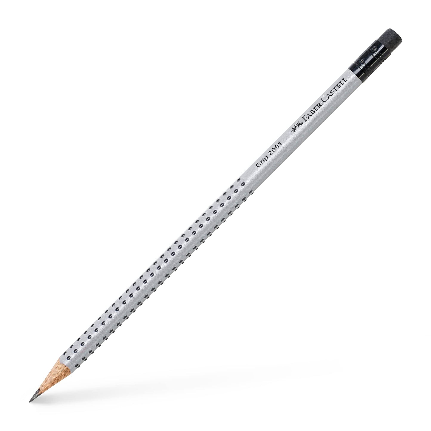 Faber-Castell Grip Graphite Pencils with Erasers – No. 2.5, 8mm, Drawing Pencils for Kids, Sketch Pencils, Art Pencils for Drawing and Shading (12 Count)
