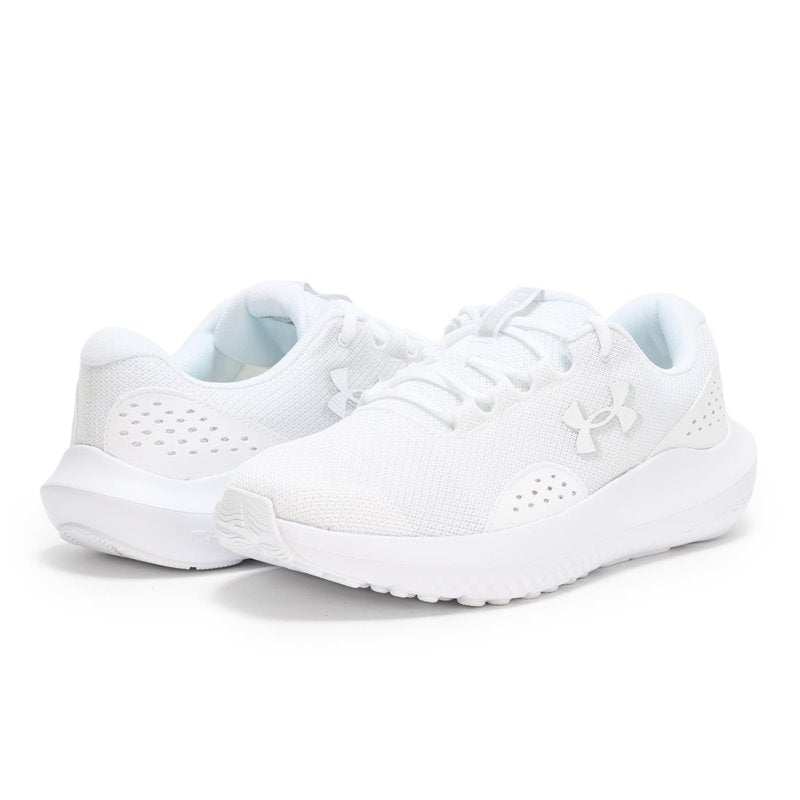 Under Armour Men's Charged Surge 4, (101) White/White/White, 4.5, US