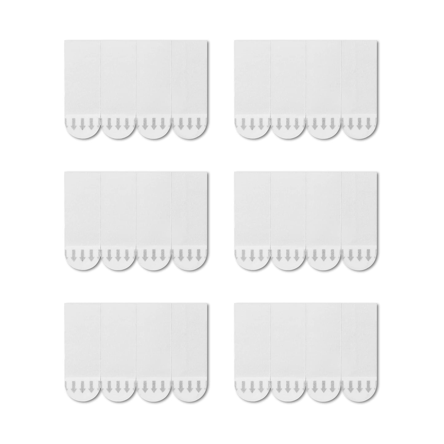 JELLYSUB 120 Pieces Small Refill Poster Strips Heavy Duty, Removable Double Sided Adhesive Picture Hanging Strips for Christmas Decorations, Water-Resistant Damage Free