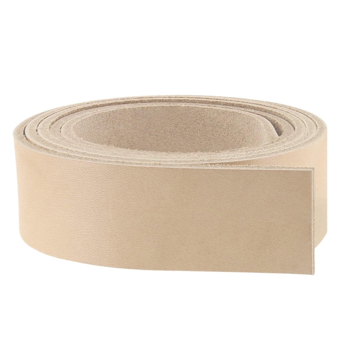 ELW Leather Blank Belt | 5-6 Oz. (2-2.4mm) Thickness | Size: 1"x60" (2.54x152cm) | Cowhide Vegetable Tanned | Full Grain Strip, Strap | Ideal for DIY Belts for Tooling, Crafting, Stamping, Dyeing